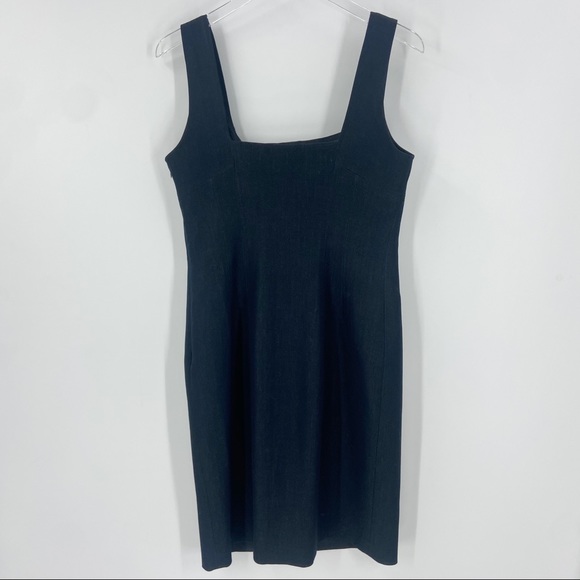 Tahari Dark Gray Sleeveless Sheath Dress Womens 10 - Picture 9 of 9